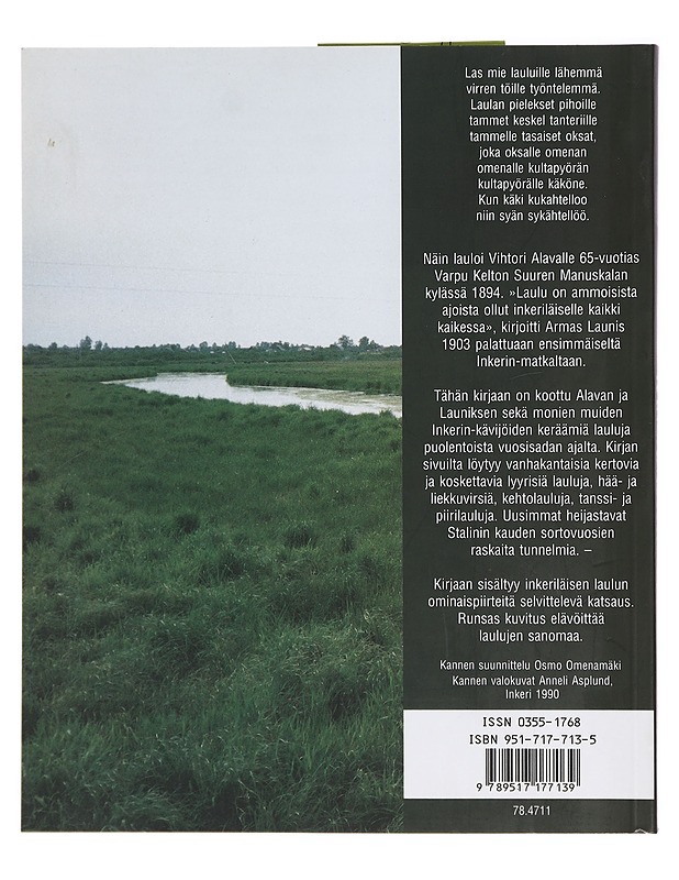 Kansanlauluja Inkerinmaalta - Asplund, Anneli - Historiakirjat - 10105415162 - 1