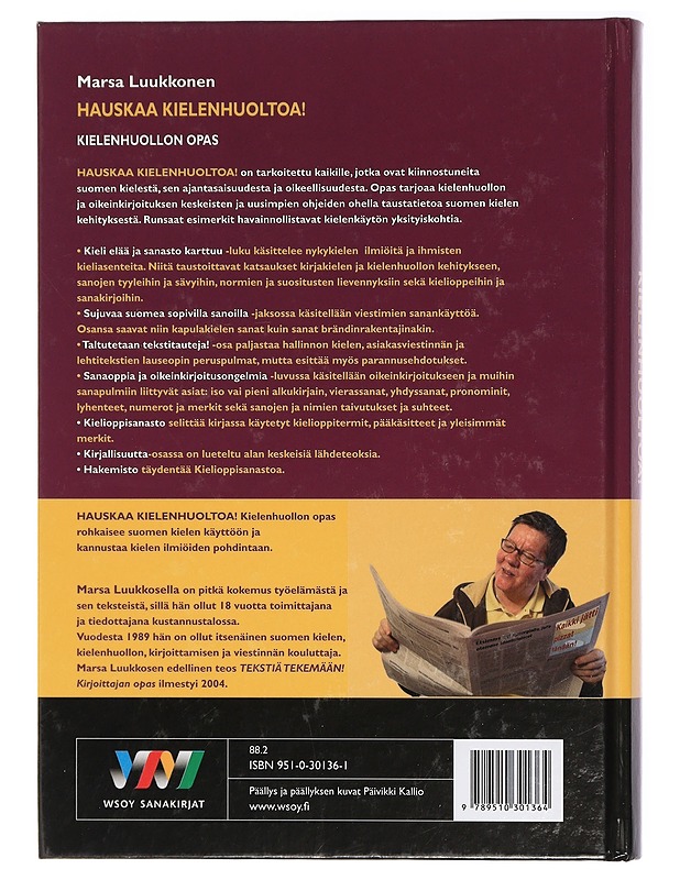 Hauskaa kielenhuoltoa! - Marsa Luukkonen - Tietokirjat ja oppaat - 10105415164 - 1