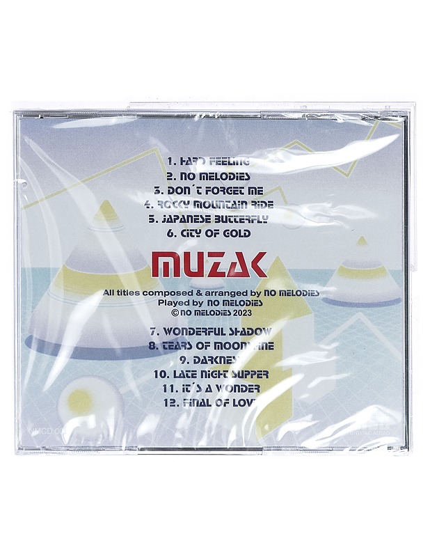 No Melodies: Muzak - CD - CD-levyt - 10105415172 - 1