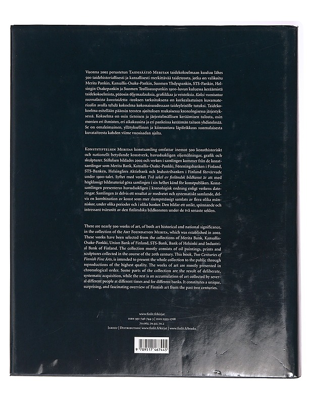 Kaksi vuosisataa suomalaista kuvataidetta, Två sekel av finländsk bildkonst, Two centuries of Finnish Fine Arts - Jarmo Laiho - Taide- ja kulttuurikirjat - 10105415193 - 1