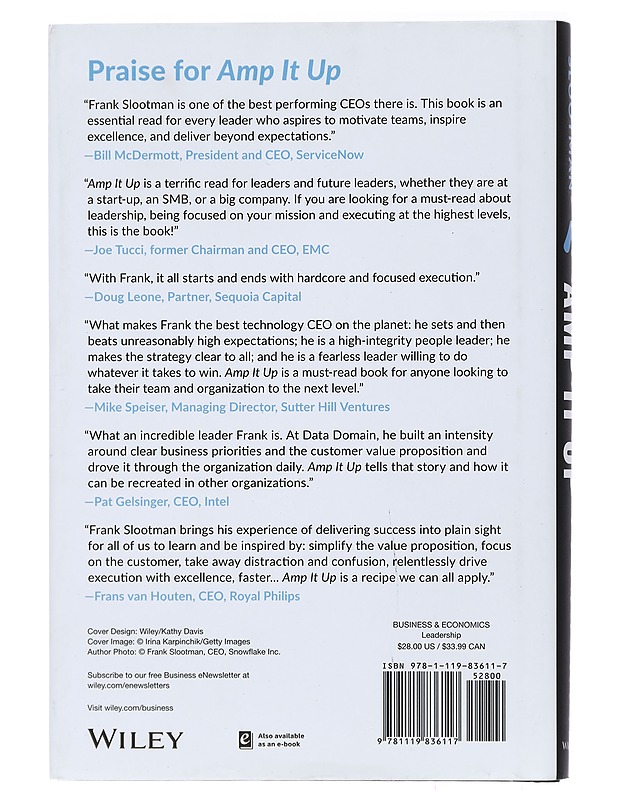 Amp It Up - Slootman, Frank - Tietokirjat ja oppaat - 10105415202 - 1