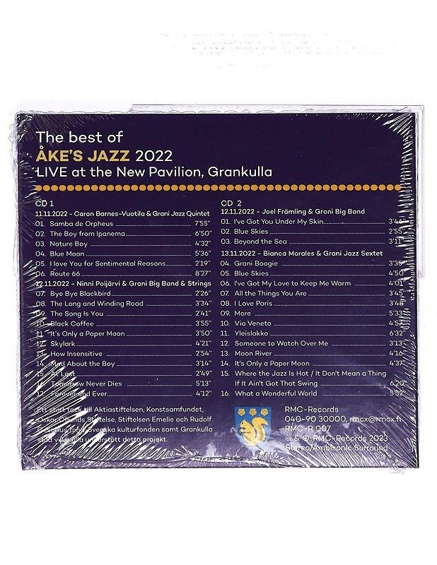 The best of Åke's Jazz 2022 - CD - CD-levyt - 10105415199 - 1