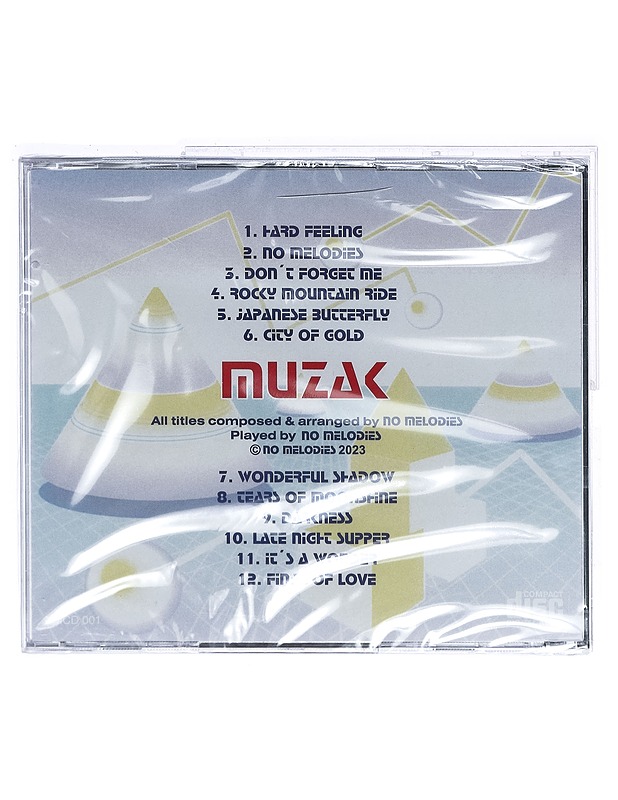 No Melodies: Muzak - CD - CD-levyt - 10105415231 - 1