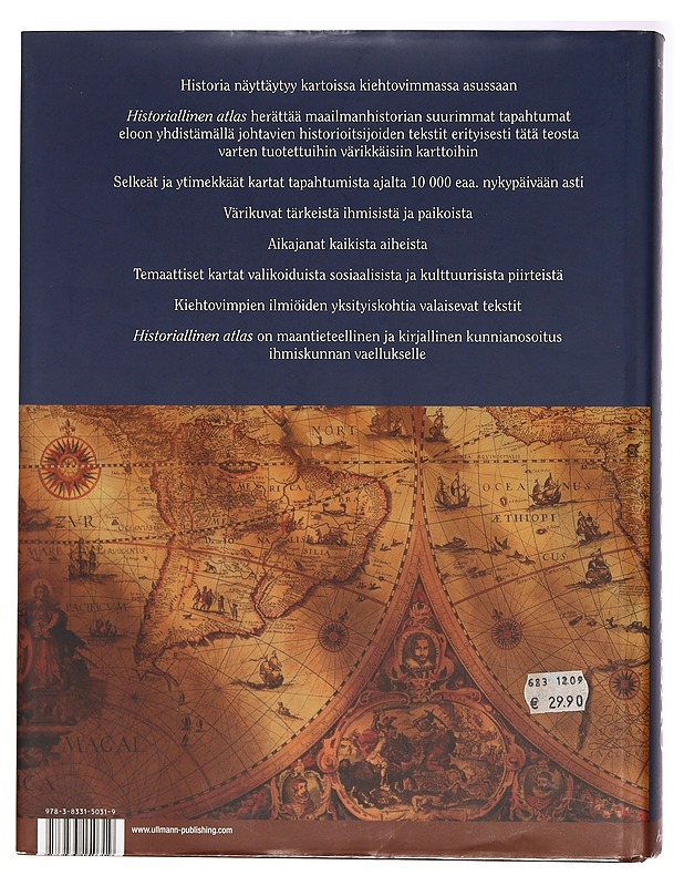 Historiallinen atlas : kattava maailmanhistoria - Wawro, Geoffrey - Historiakirjat - 10105415243 - 1