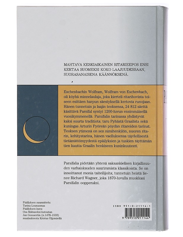 Parsifal - Wolfram, von Eschenbach - Romaanit ja novellit - 10105415246 - 1