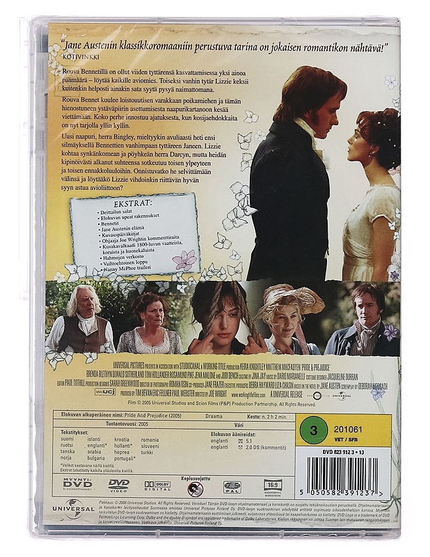 Ylepys Ja Ennakkoluulo - DVD - DVD-elokuvat - 10105415247 - 1