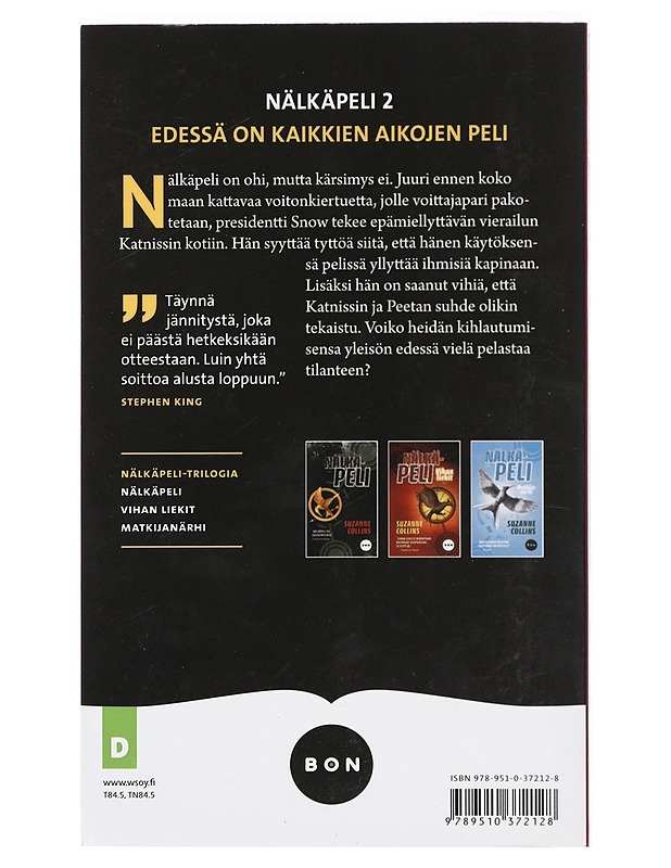 Vihan liekit - Collins, Suzanne - Fantasia- ja scifi - 10105415265 - 1