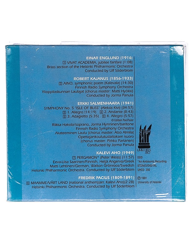 Pacius/Kajanus/Englund/Salmenhaara/Aho: Universitas Helsingiensis 350 - CD - CD-levyt - 10105415272 - 1