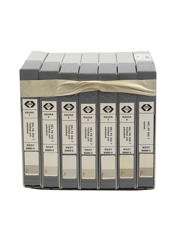 Hej på dig 7 VHS kasetit, 7 osaa - Muut sisustustavarat - 10105415318 - 2