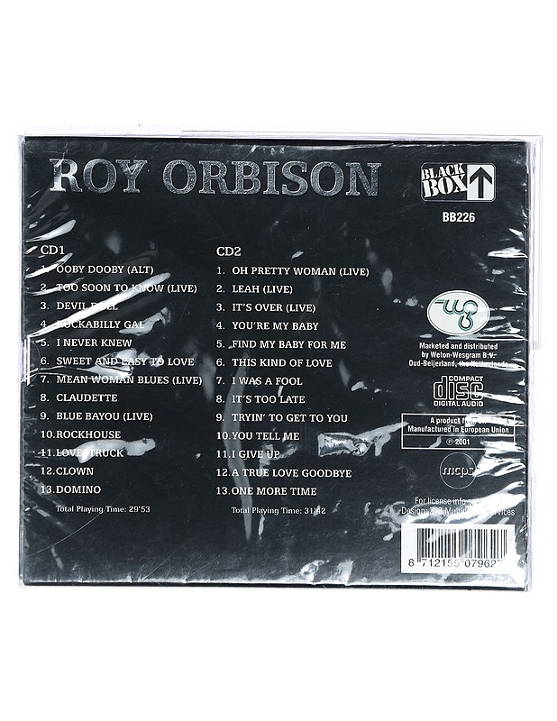 Roy Orbison: Oh Pretty Woman - CD - CD-levyt - 10105415337 - 1