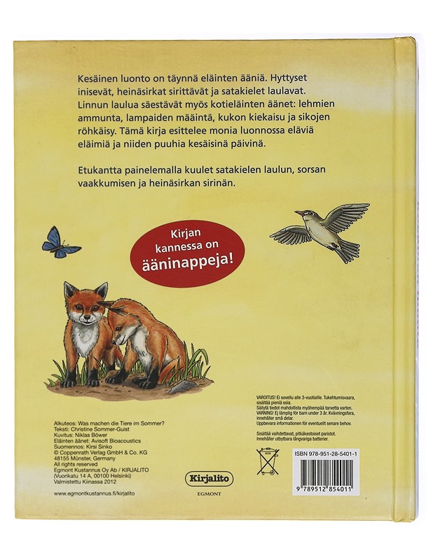 Kesäinen luonto - Sommer-Guist, Christine - Tietokirjat ja oppaat - 10105415339 - 1