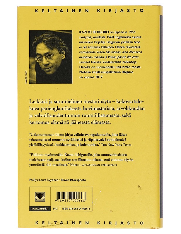Pitkän päivän ilta - Ishiguro, Kazuo - Romaanit ja novellit - 10105415348 - 1