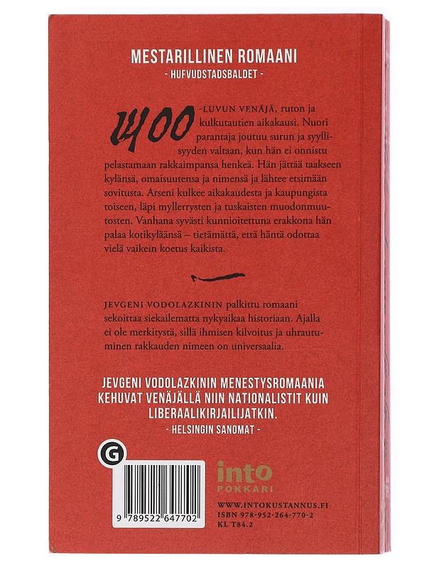 Arsenin neljä elämää - Vodolazkin, Jevgeni - Romaanit ja novellit - 10105415359 - 1
