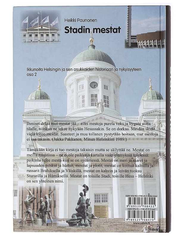 Stadin mestat: Osa 2 - Paunonen, Heikki - Historiakirjat - 10105415366 - 1