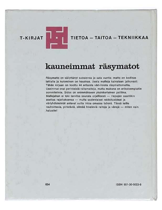 Kauneimmat räsymatot - Nordin, Eva-Lisa - Tietokirjat ja oppaat - 10105415380 - 1