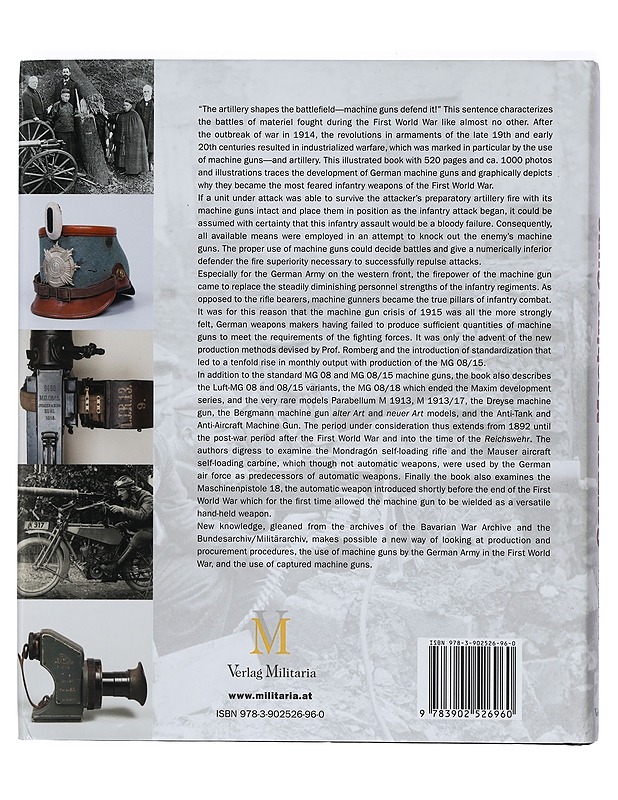 German Machine Guns: Development, Tactics and Use from 1892 to 1918 - Buchholz, Frank ; Brüggen, Thomas - Historiakirjat - 10105415393 - 1