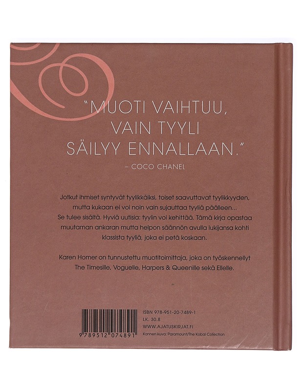 Mitä naisen tulee tietää tyylistä - Homer, Karen - Tietokirjat ja oppaat - 10105415425 - 1