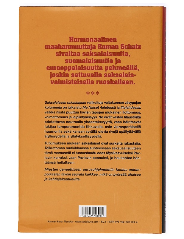 Saksalainen rakastaja - Roman Schatz - Romaanit ja novellit - 10105415431 - 1