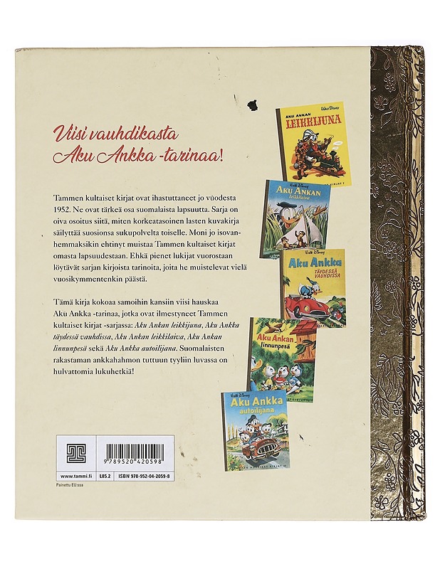 Aku Ankan kultainen kirja - Kelsey, Dick - Lastenkirjat - 10105415438 - 1