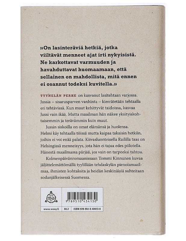 Pintti : kolmenpäivänromaani - Tommi Kinnunen - Romaanit ja novellit - 10105415471 - 1