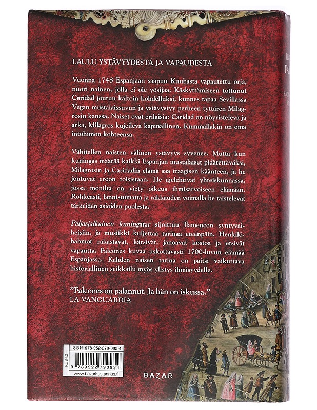 Paljasjalkainen kuningatar - Falcones, Ildefonso - Romaanit ja novellit - 10105415496 - 1