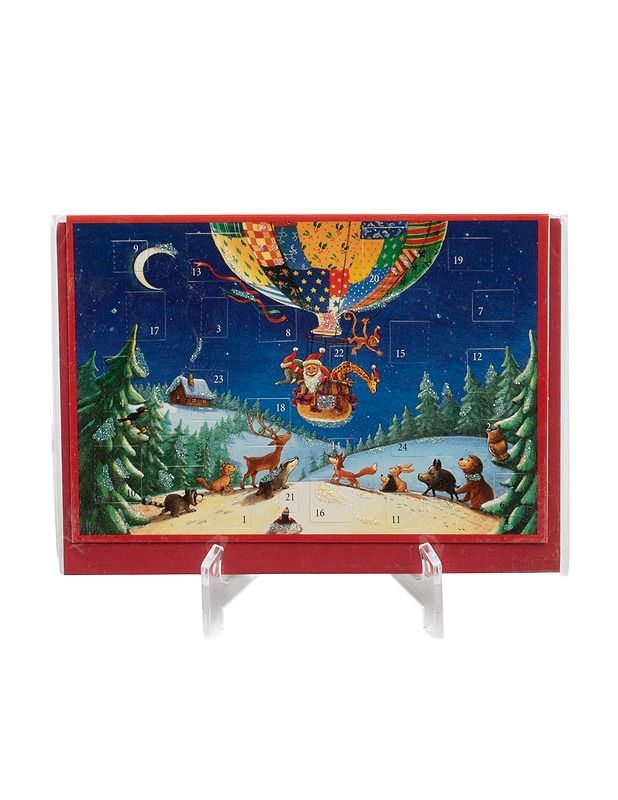 2-osainen joulukortti ja adventtikalenteri - Askartelu - 10105415497 - 0