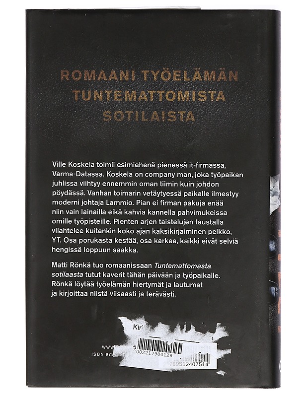 Yyteet - Matti Rönkä - Romaanit ja novellit - 10105415508 - 1