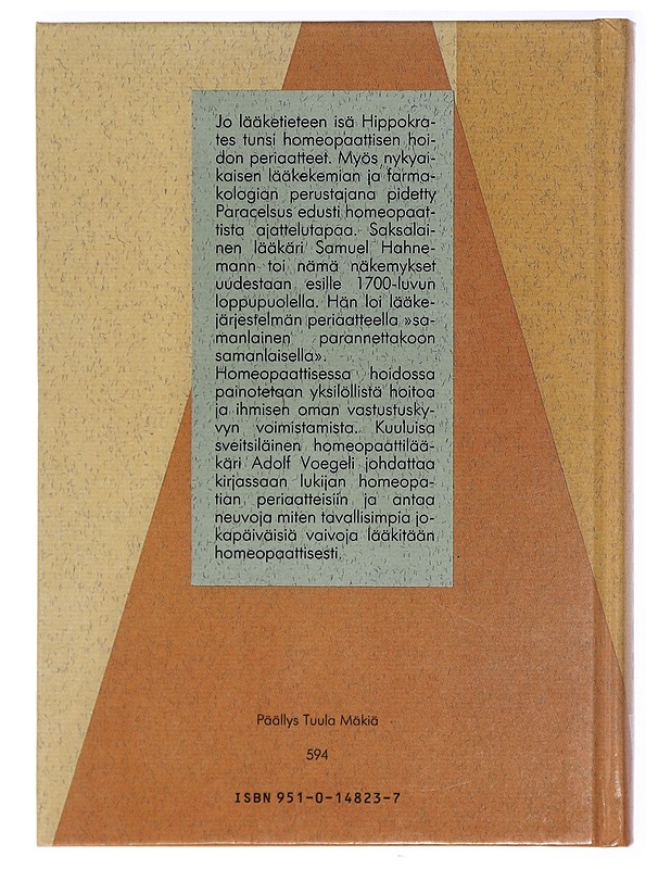 Adolf Voegeli : Homeopaattisen Hoidon Aakkoset - Tietokirjat ja oppaat - 10105415511 - 1