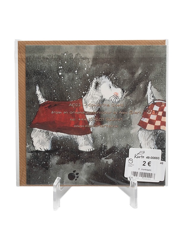 2-osainen joulukortti - Askartelu - 10105415510 - 1