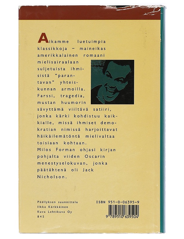 Yksi lensi yli käenpesän - Kesey, Ken - Romaanit ja novellit - 10105415516 - 1