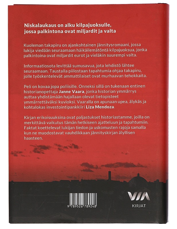 Kuoleman takapiru : jännitysromaani - Kauppinen, Tero J.  - Jännitys ja dekkarit - 10105415525 - 1