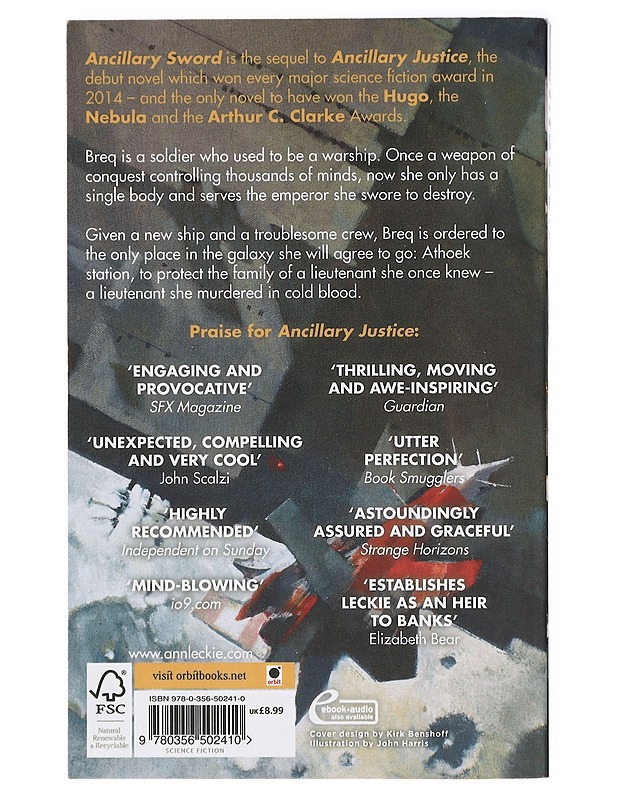 Ancillary sword - Leckie, Ann - Fantasia- ja scifi - 10105415529 - 1