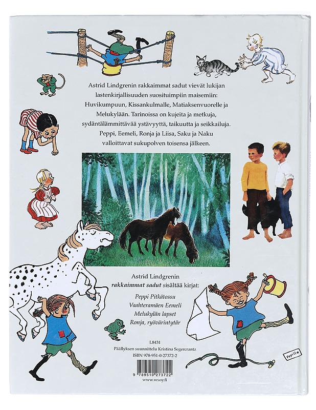 Astrid Lindgrenin rakkaimmat sadut - Lindgren, Astrid - Lastenkirjat - 10105415596 - 1