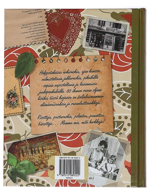 Italialainen keittokirja : mamman parhaat herkut - Utton, Dominic - Kirja lahjaksi - 10105415598 - 1