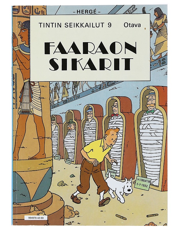 Tintin seikkailut 9 : Faaraon sikarit - Herge - Sarjakuvat - 10105415639 - 0