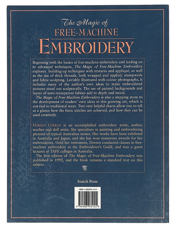 The Magic of Free-Machine Embroidery - Curran, Doreen - Harrastekirjat - 10105415653 - 1