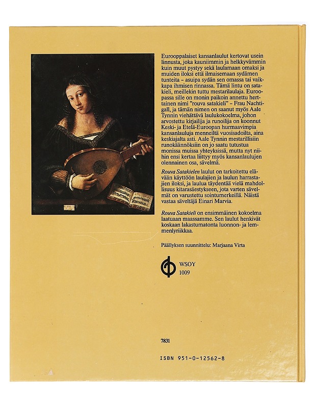 Rouva Satakieli : keski- ja eteläeurooppalaisia kansanlauluja - Tynni, Aale - Tietokirjat ja oppaat - 10105415658 - 1