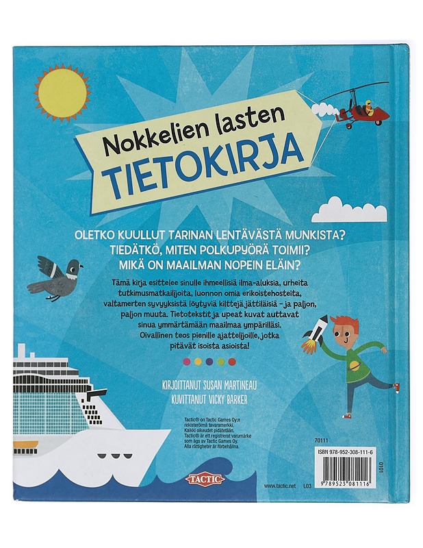 Nokkelien lasten tietokirja - Martineau, Susan - Lastenkirjat - 10105415678 - 1