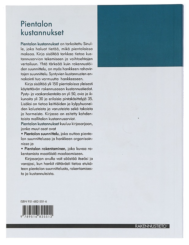 Pientalon kustannukset - Koskenvesa, Anssi - Tietokirjat ja oppaat - 10105415722 - 1