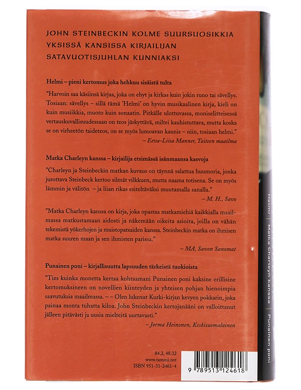 Helmi - Steinbeck, John - Romaanit ja novellit - 10105415731 - 1