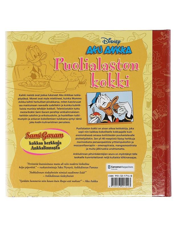 Aku Ankka : puolialaston kokki - Garam, Sami - Sarjakuvat - 10105415752 - 1