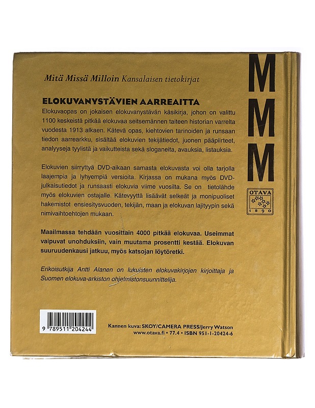 Elokuvaopas : pitkät elokuvat - Antti Alanen - Historiakirjat - 10105415757 - 1