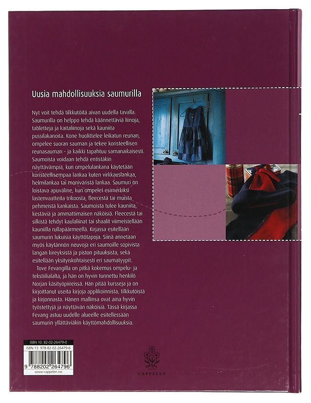 Ompele saumurilla - Fevang, Tove - Tietokirjat ja oppaat - 10105415769 - 1