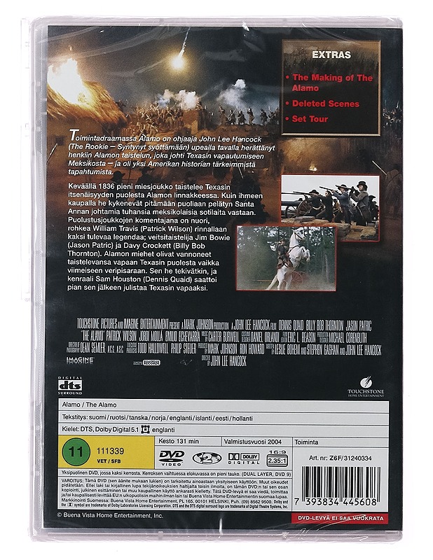 Alamo - DVD - DVD-elokuvat - 10105415782 - 1