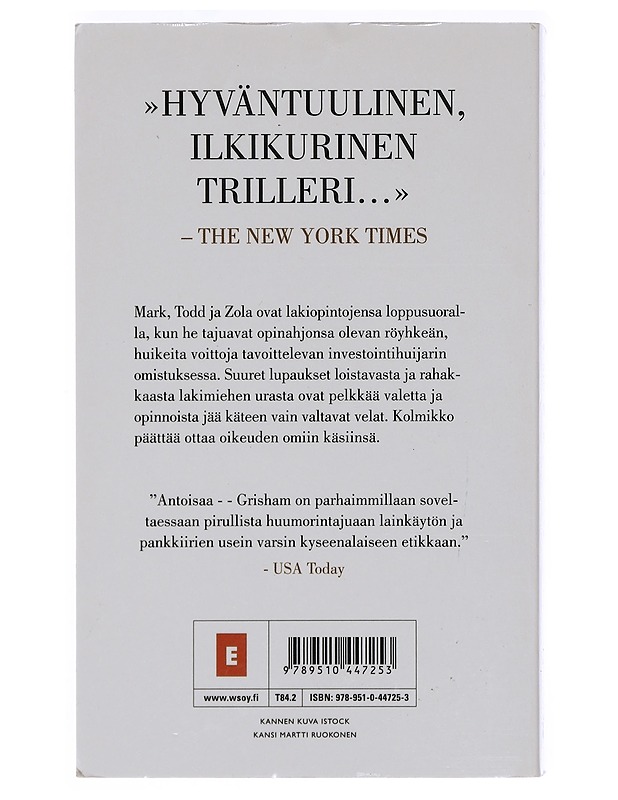 Lainlukijat - Grisham, John - Jännitys ja dekkarit - 10105415787 - 1