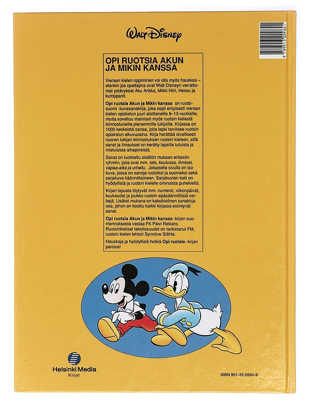 OPI RUOTSIA AKUN JA MIKIN KANSSA - DISNEY, WALT - Tietokirjat ja oppaat - 10105415792 - 1