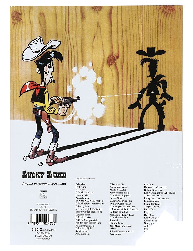 Daltonit lumipyryssä - Morris - Sarjakuvat - 10105415825 - 1