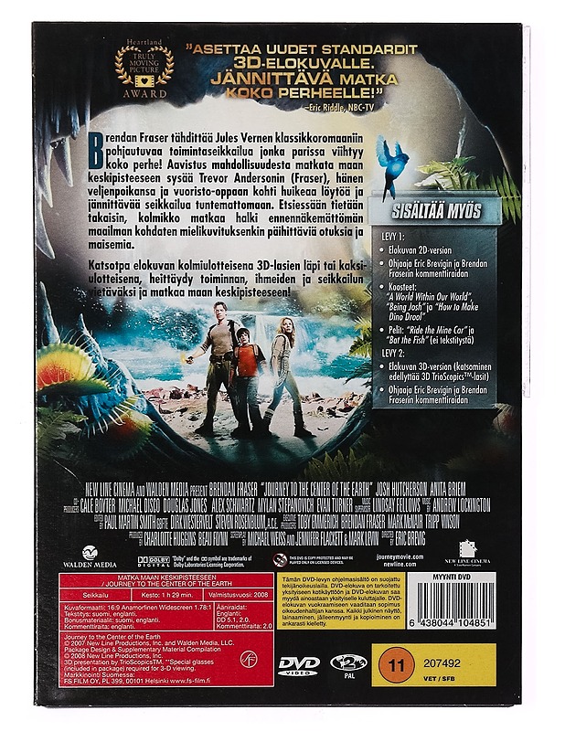 Matka Maan Keskipisteeseen - DVD - DVD-elokuvat - 10105415838 - 1
