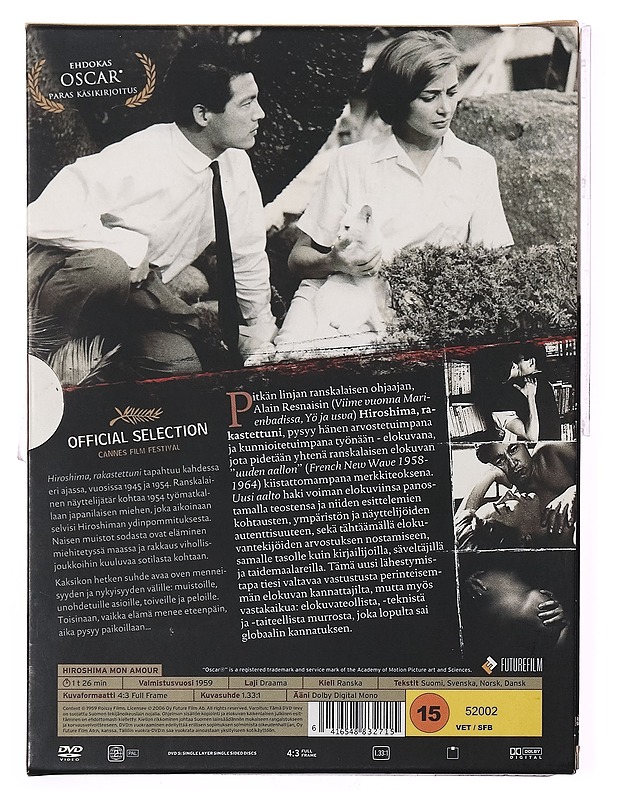 Hiroshima, Rakastettuni - DVD - DVD-elokuvat - 10105415850 - 1