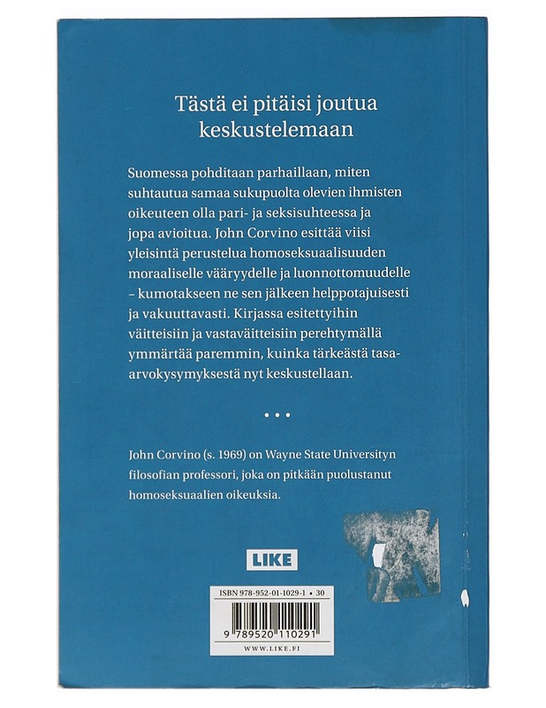 Mitä väärää on homoseksuaalisuudessa? - Corvino, John - Tietokirjat ja oppaat - 10105415868 - 1